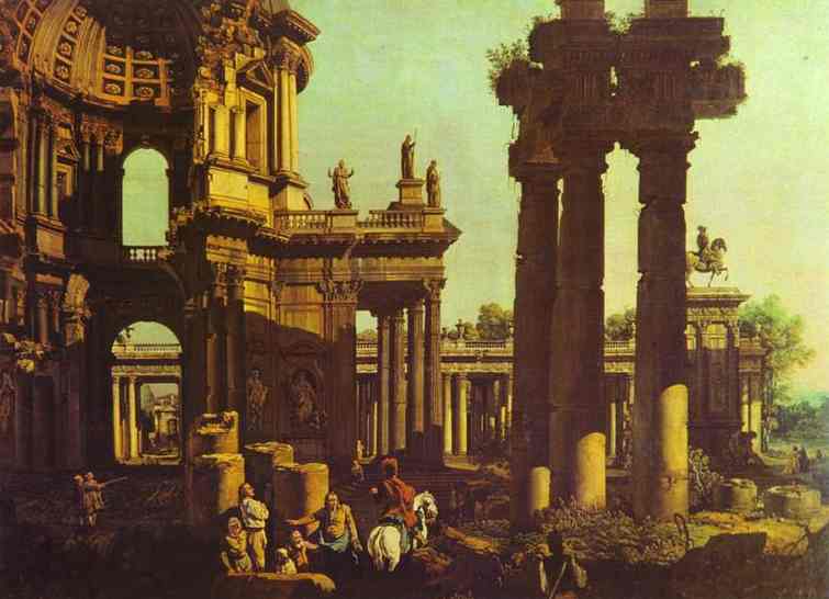 Ruins Of A Temple — Bernardo Bellotto