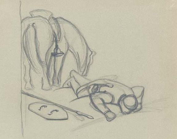 Sketch For ''water Of Life And Death'' — Nicholas Roerich