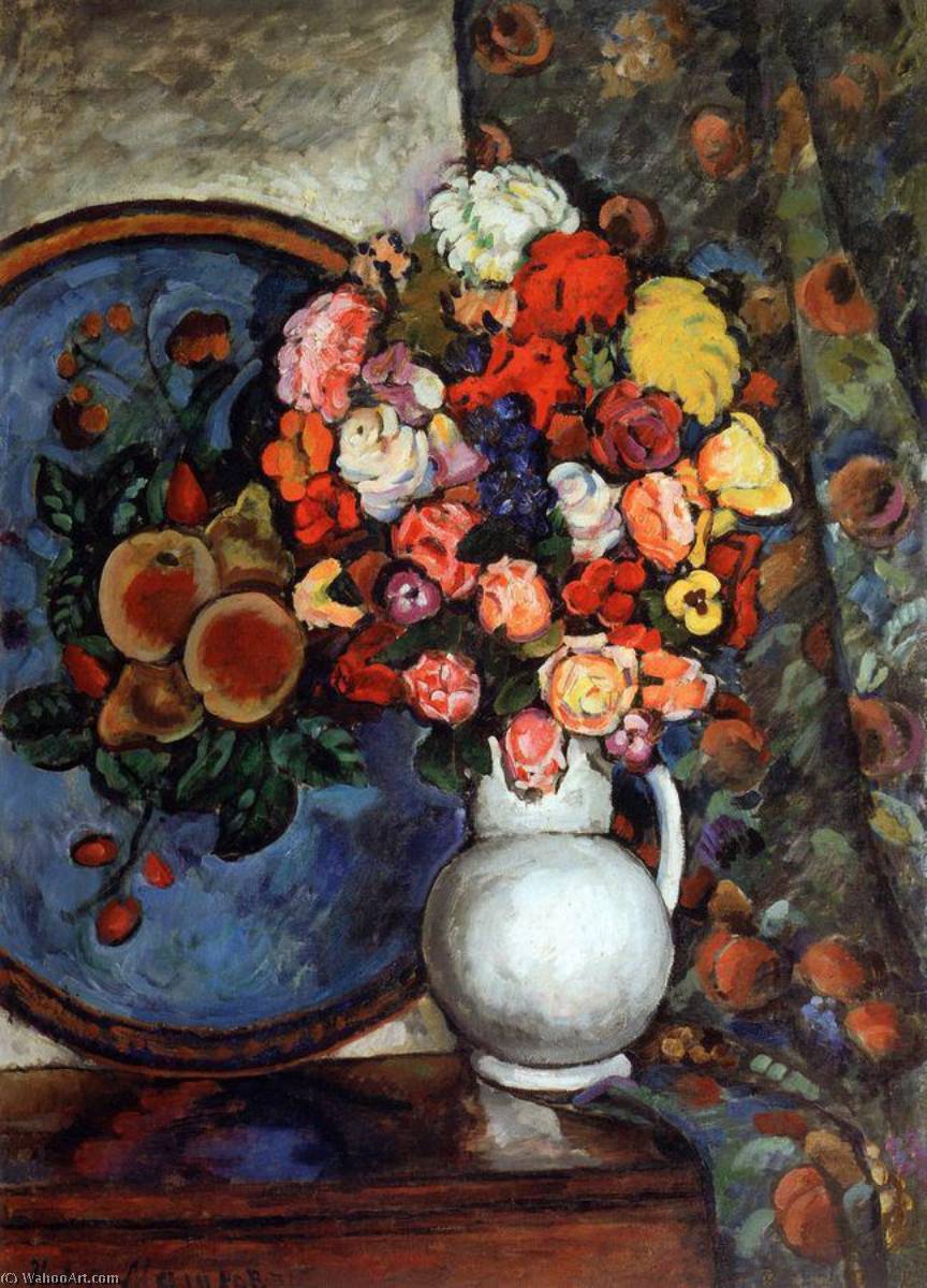 Flowers In A Vase — Ilya Ivanovich Mashkov