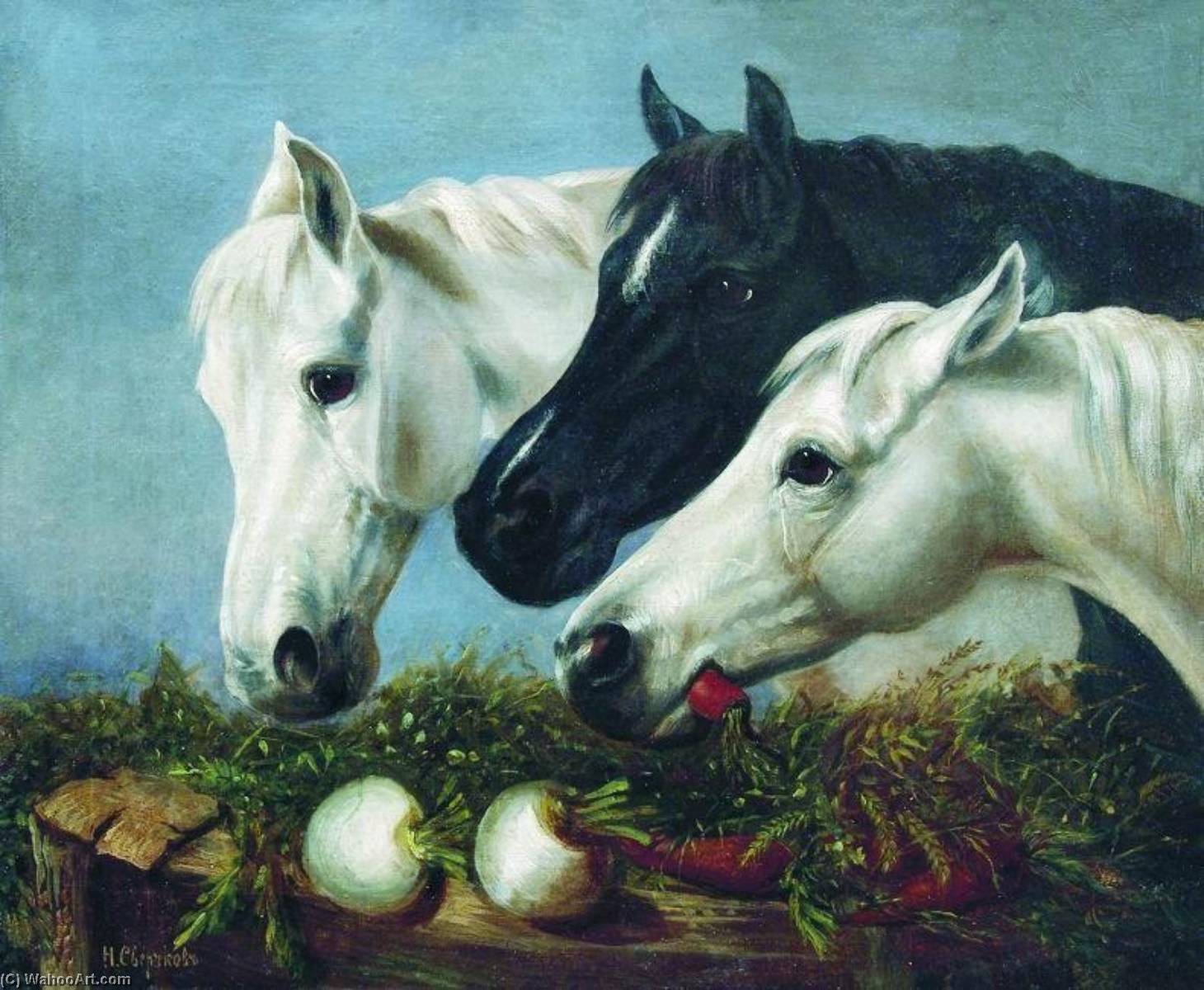 Horses' Treat — Nikolai Sverchkov