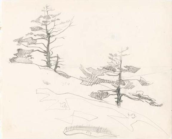 Monhegan Sketch 32 — Nicholas Roerich