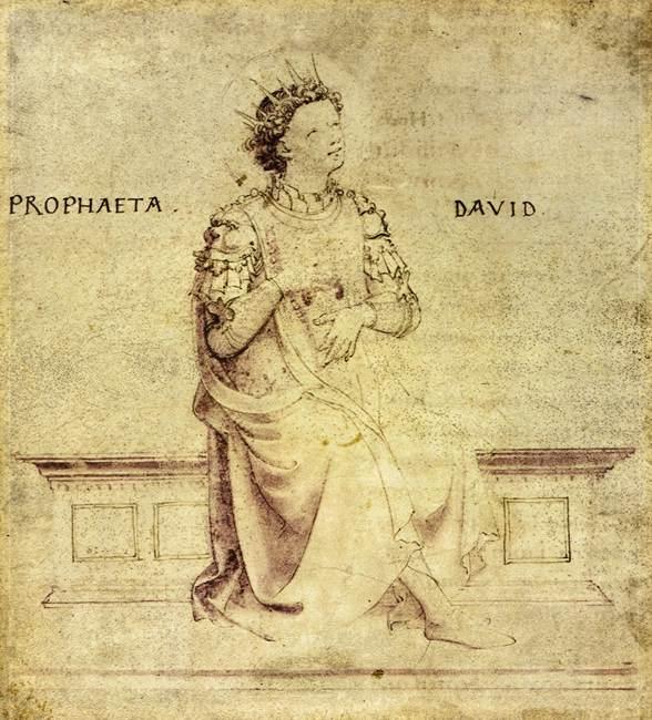 King David Playin A Psaltery — Fra Angelico