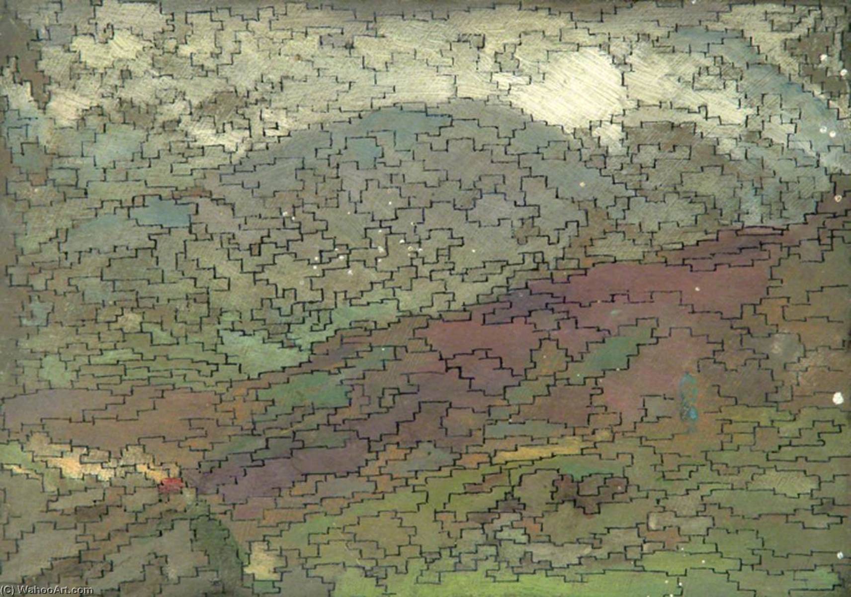 Patterned Hills — Sidney Herbert Sime