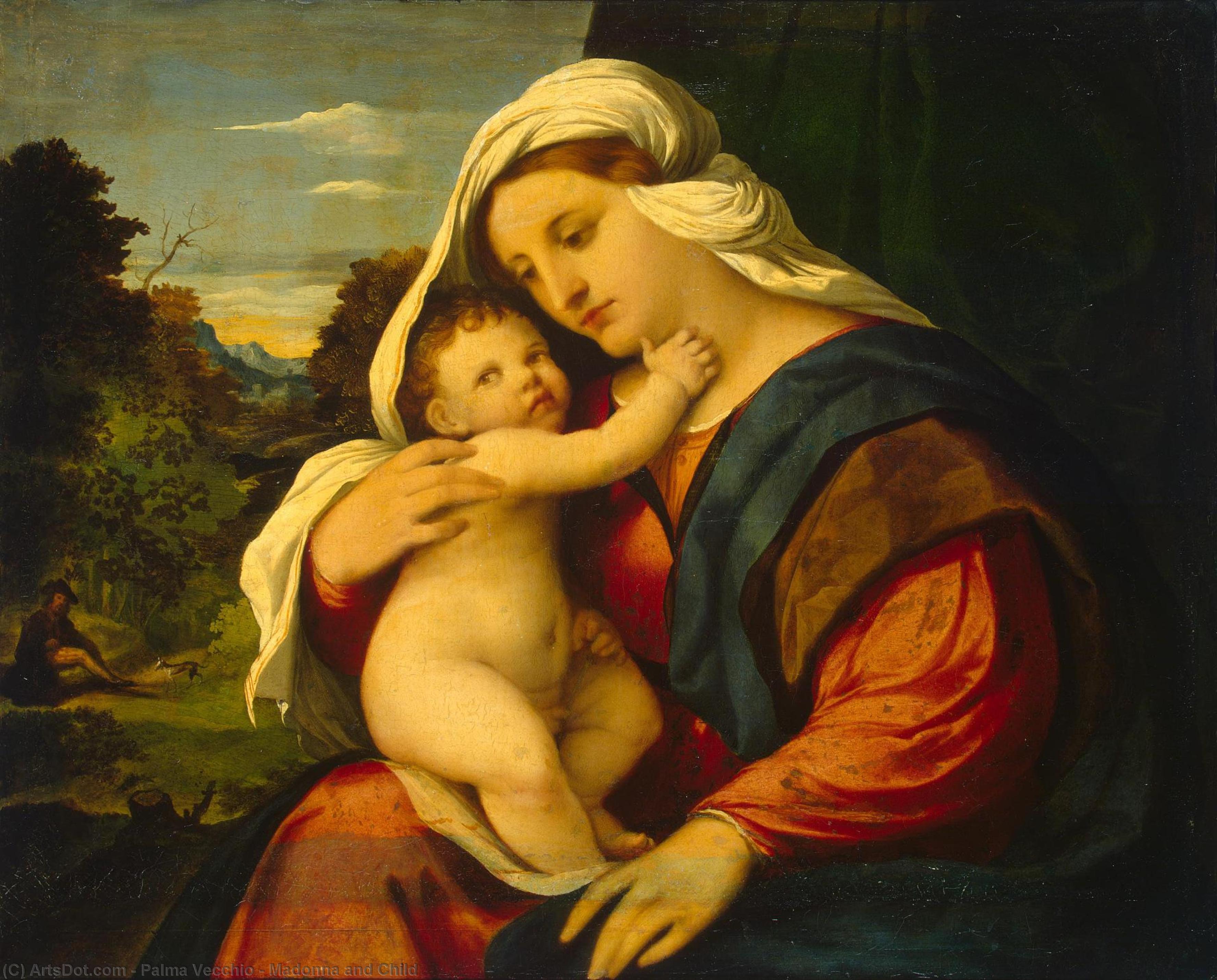 Madonna And Child — Palma Vecchio