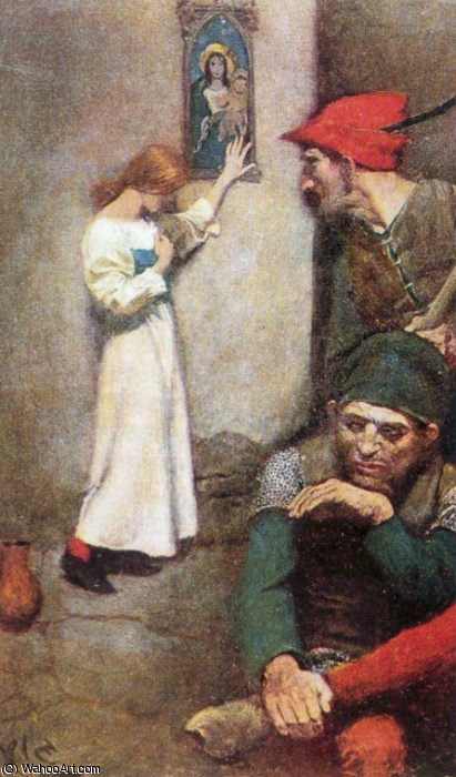 Joan Of Arc In Prison — Howard Pyle