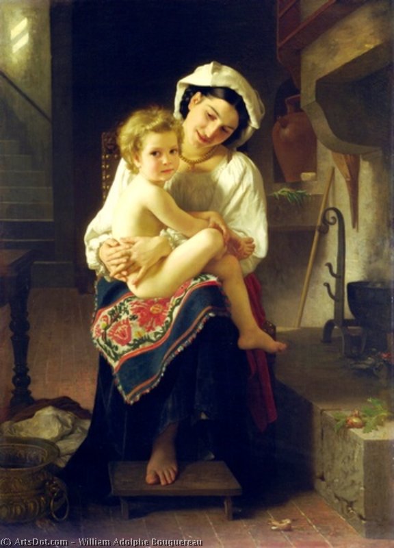 The Lever — William-adolphe Bouguereau