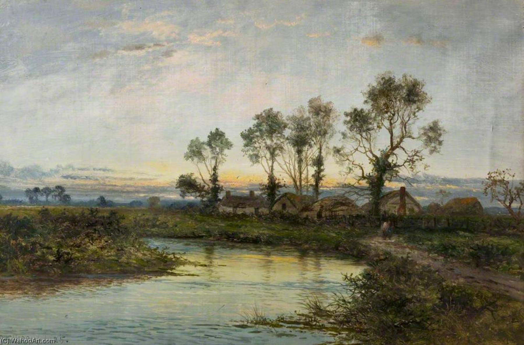 Kent Farm At Eventide — Daniel Sherrin