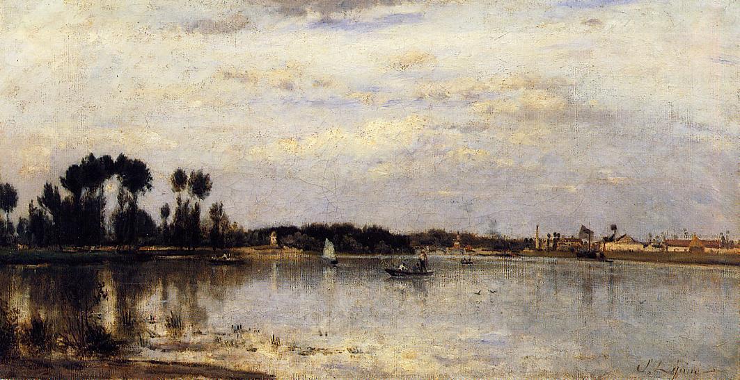 The Seine At Ile Saint-denis — Stanislas Lépine