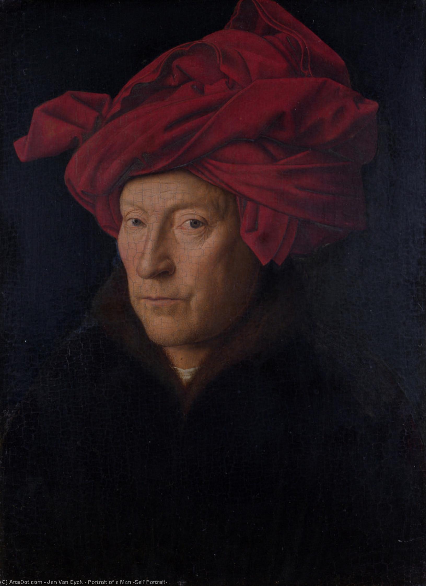 Portrait Of A Man (self Portrait) — Jan Van Eyck