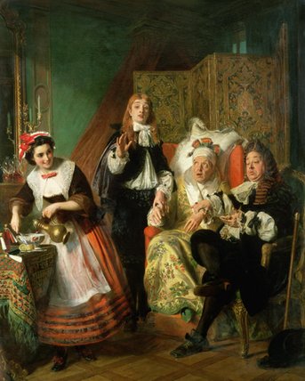 Le Malade Imaginaire — Abraham Solomon