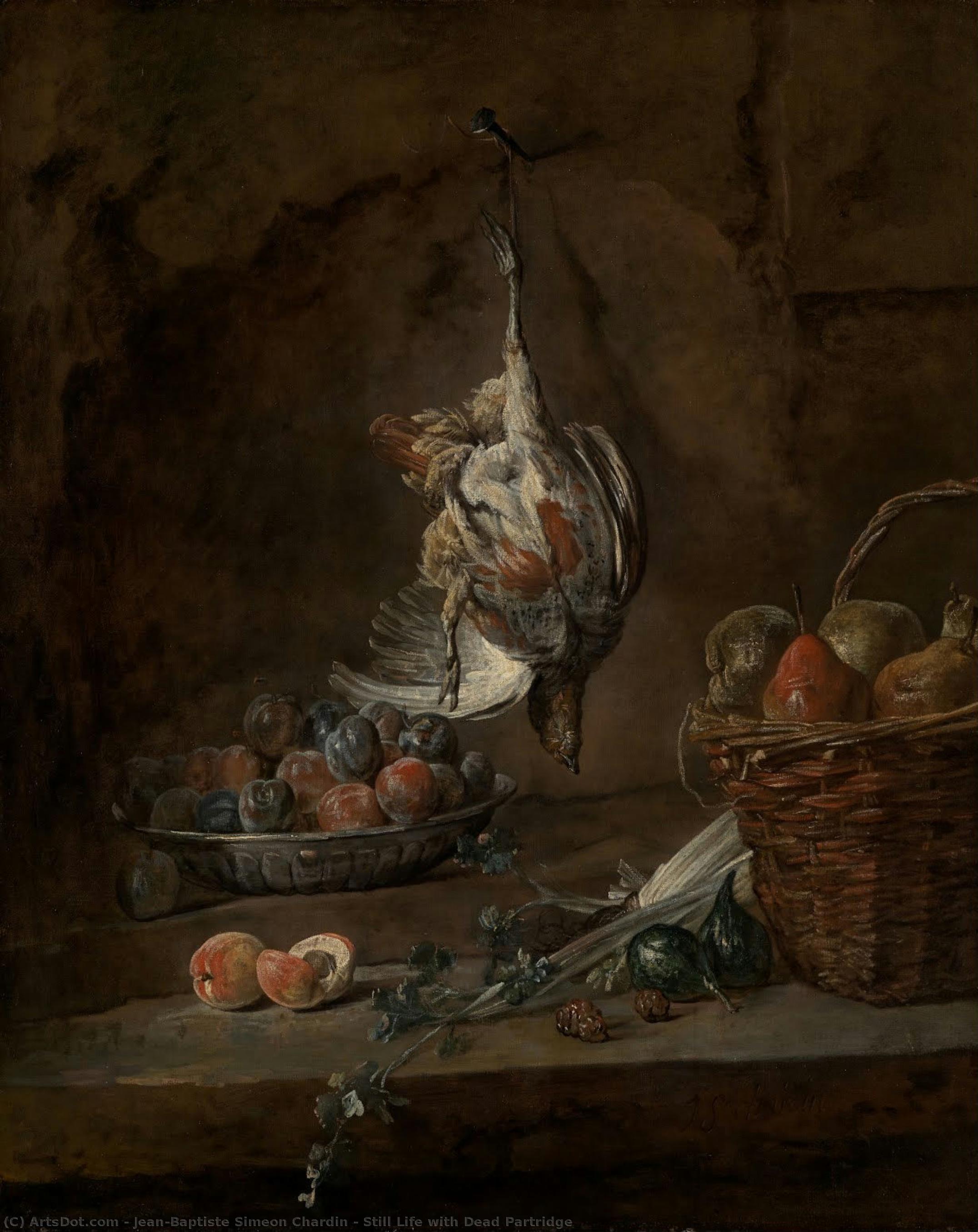 Still Life With Dead Partridge — Jean-baptiste-siméon Chardin