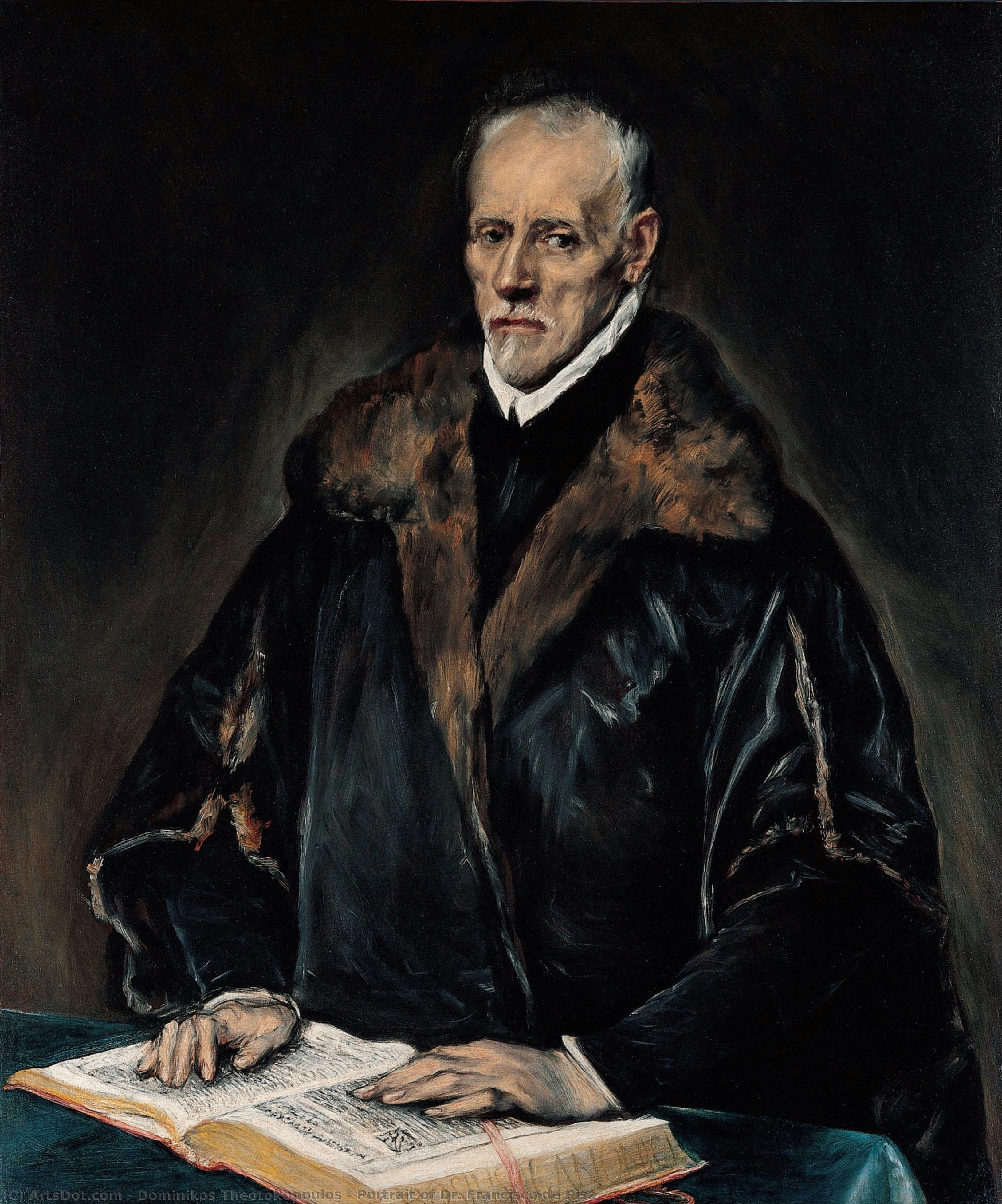 Portrait Of Dr. Francisco De Pisa — El Greco