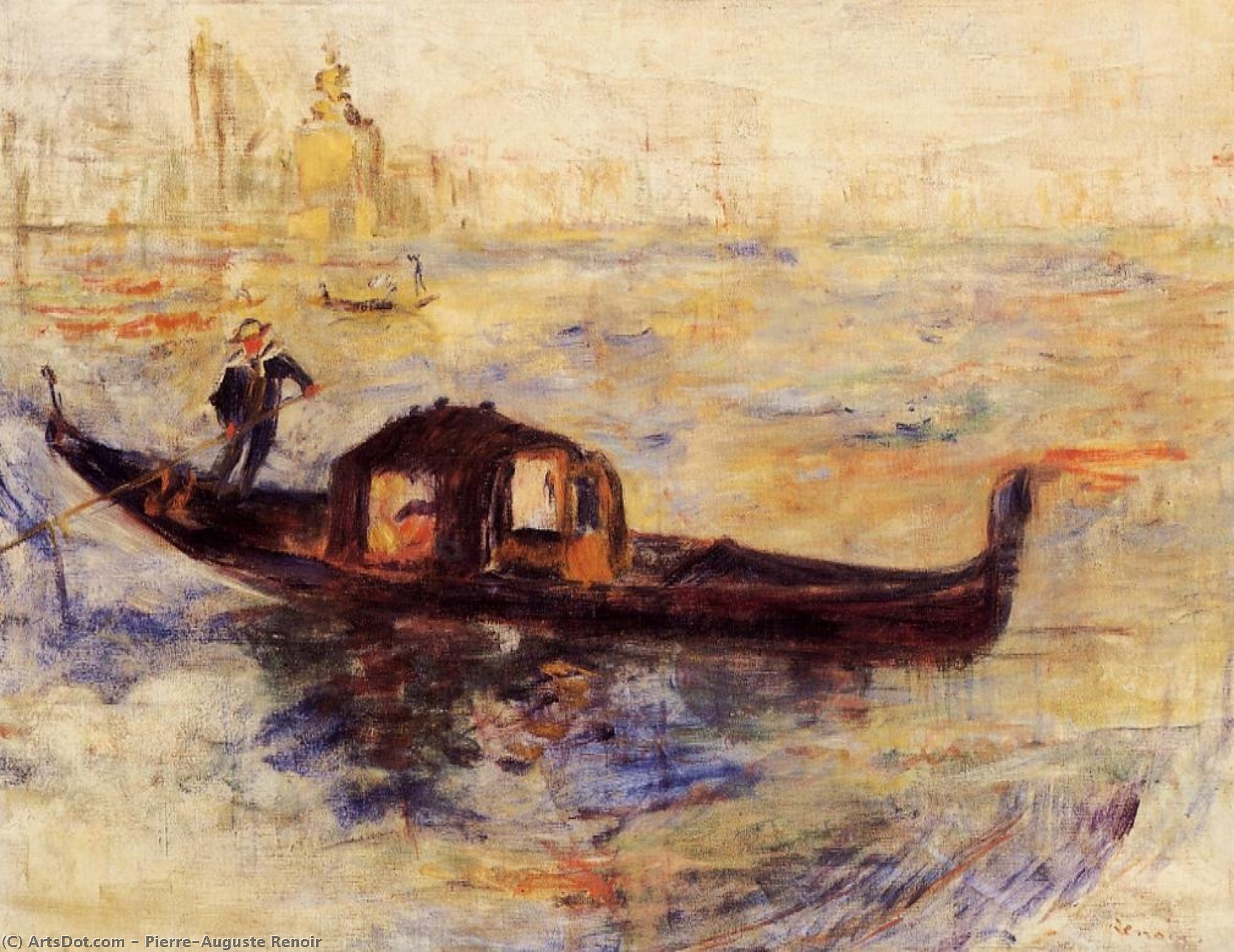 Venetian Gondola 1 — Pierre-auguste Renoir