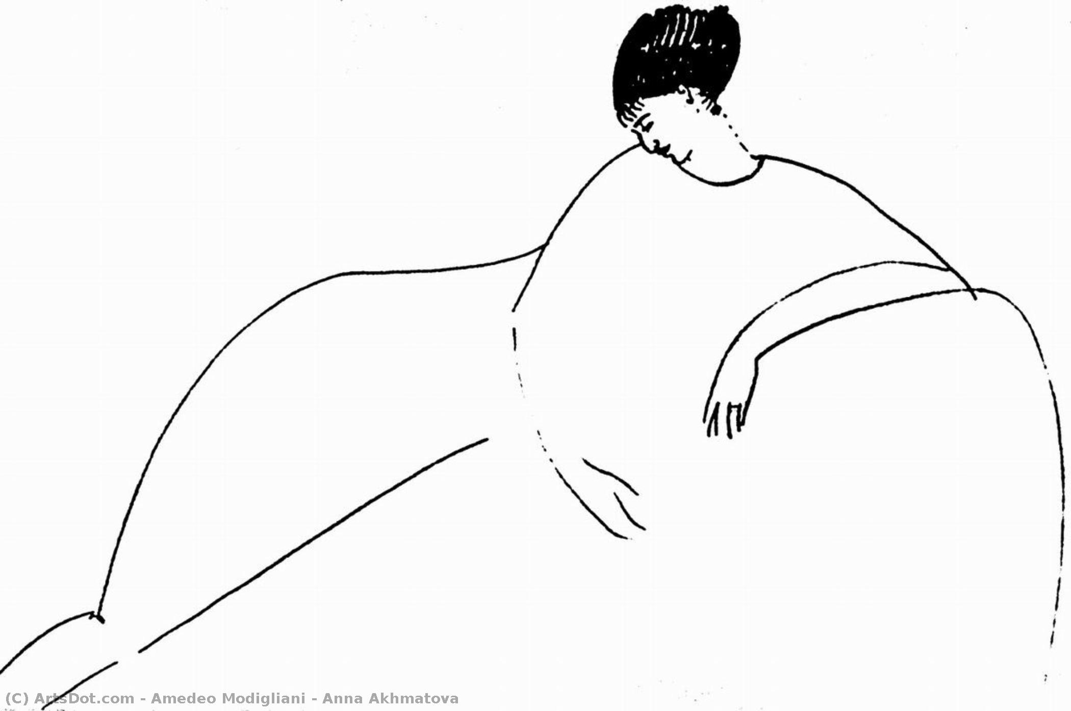 Anna Akhmatova — Amedeo Clemente Modigliani