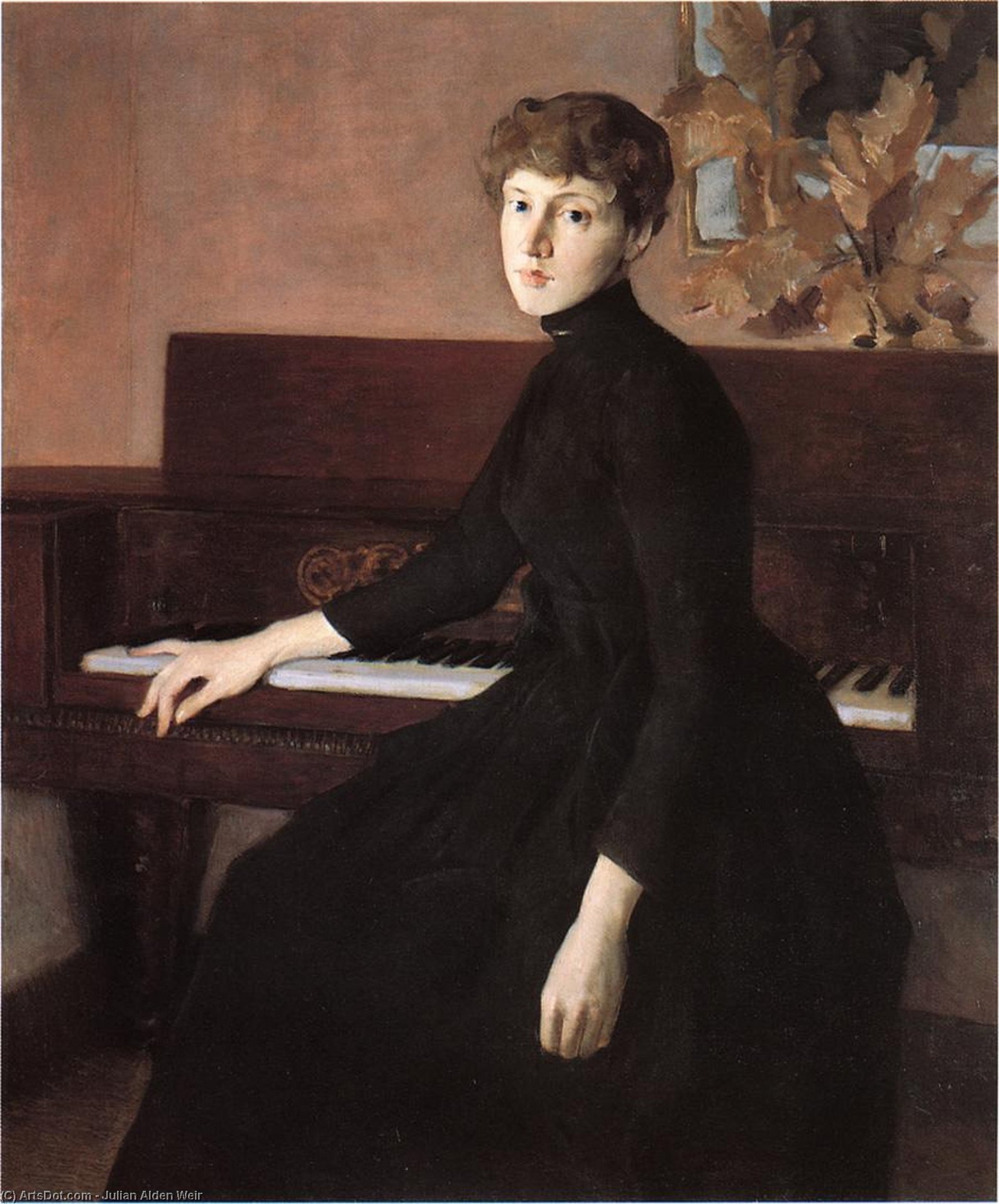 At The Piano — Julian Alden Weir