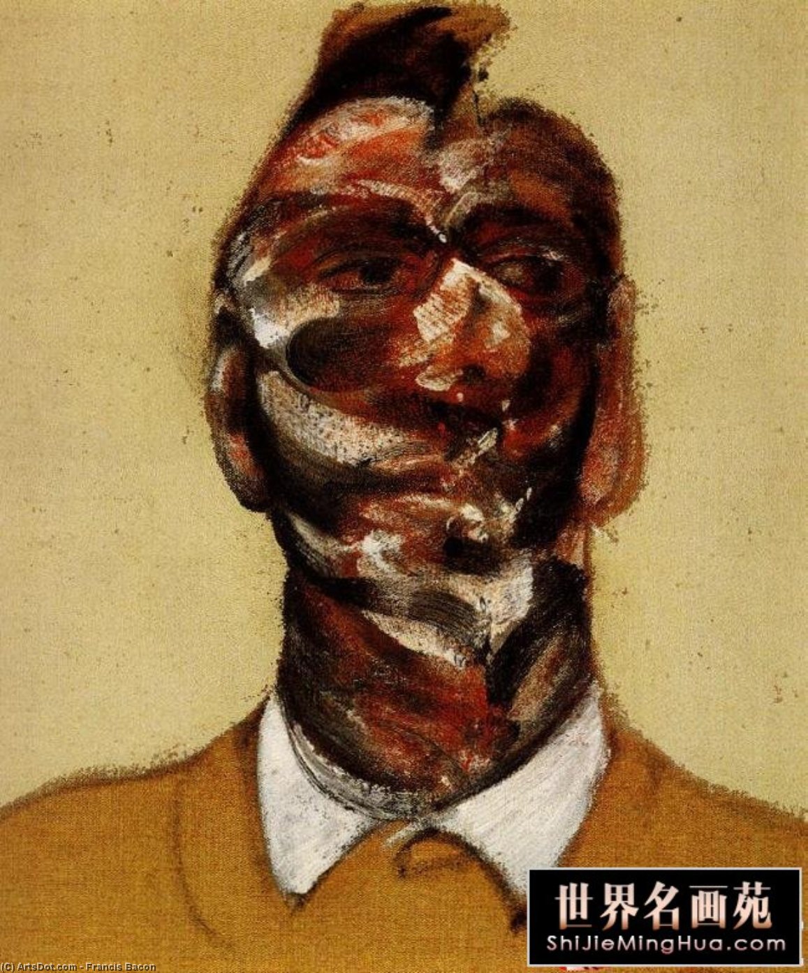 Three Studies For Portrait Of George Dyer C 1966 — Francis Bacon