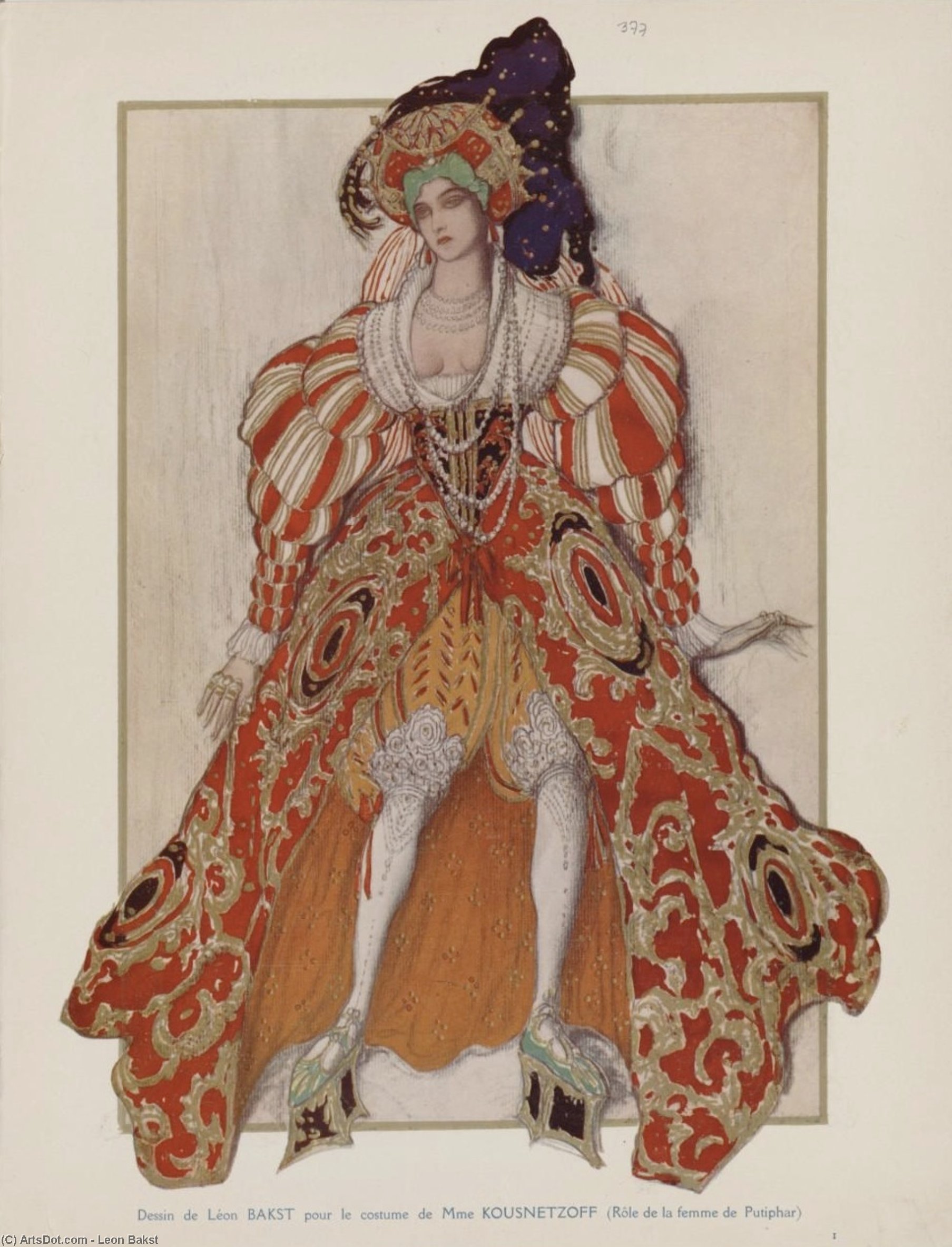 La Legende De Joseph Potiphar's Wife — Léon Bakst