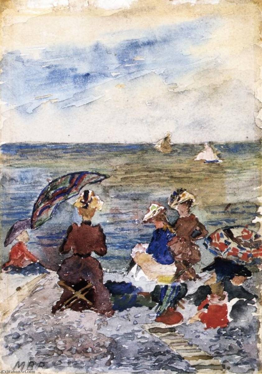 Figures On The Beach — Maurice Brazil Prendergast