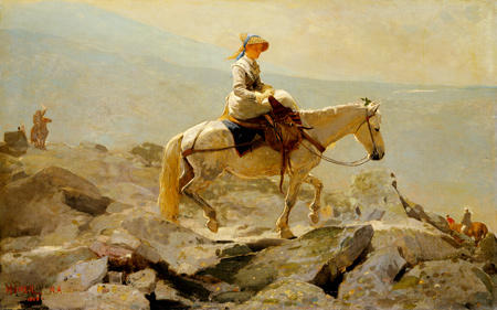 The Bridal Path, White Mountains — Winslow Homer