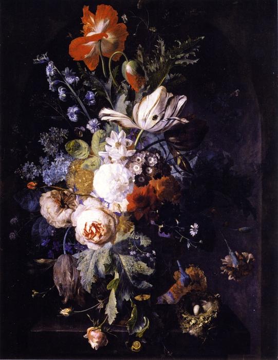 Vase With Flowers — Jan Van Huysum