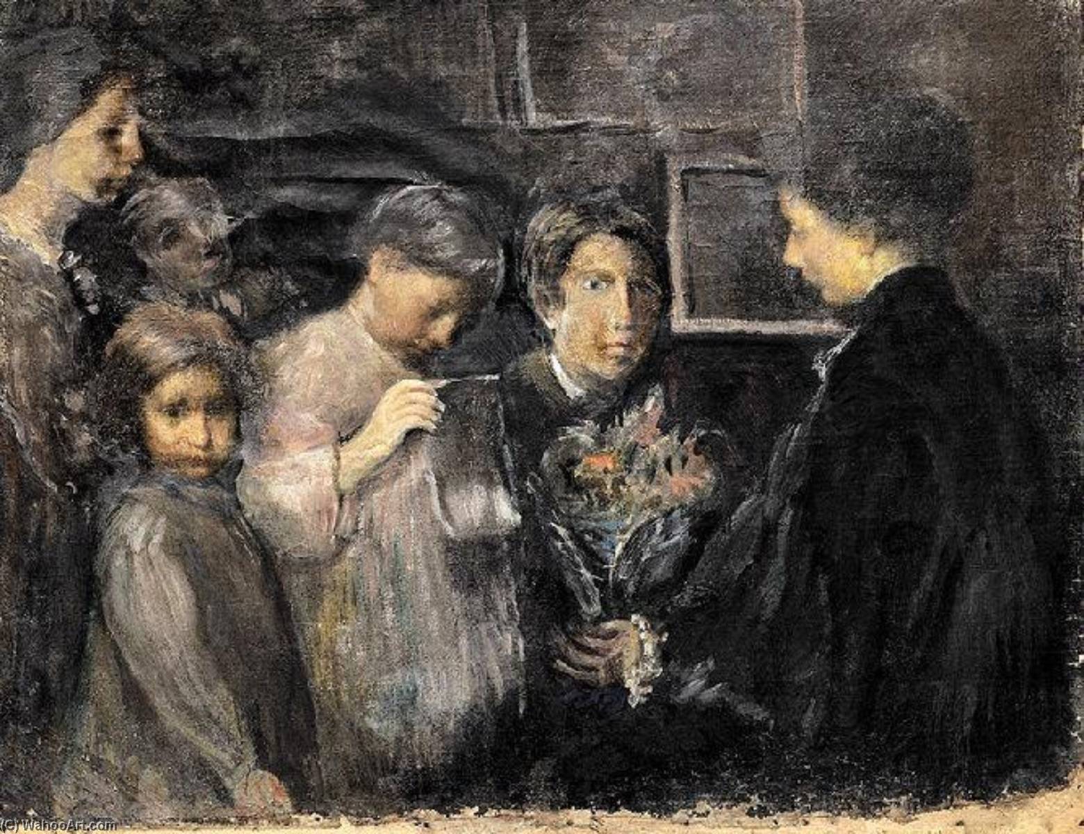 La Fêtes Des Mères — Henri Joseph Castaing