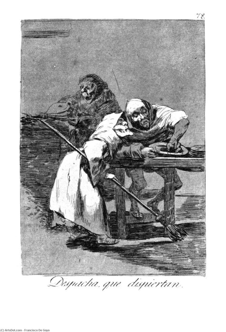 Be Quick, They Are Waking Up — Francisco José De Goya Y Lucientes