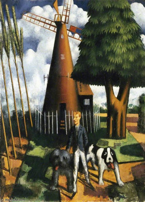 Gilbert Cannan And His Mill — Mark Gertler