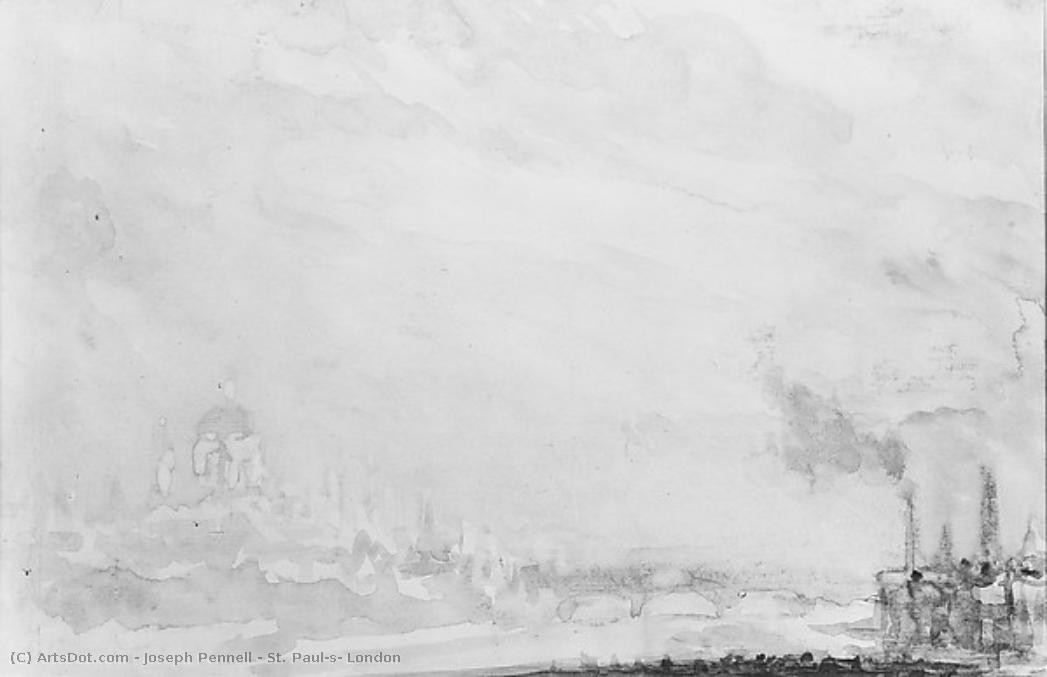 St. Paul's, London — Joseph Pennell