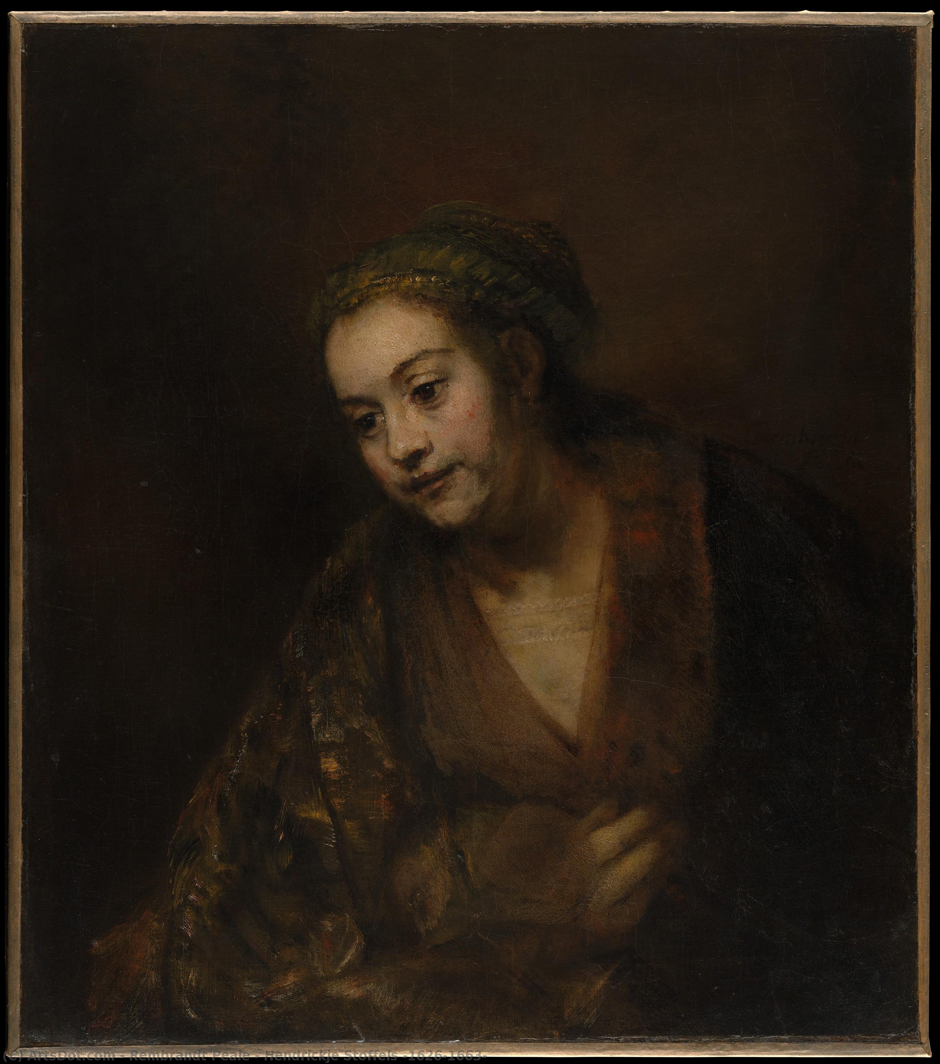 Hendrickje Stoffels (1626–1663) — Rembrandt Peale