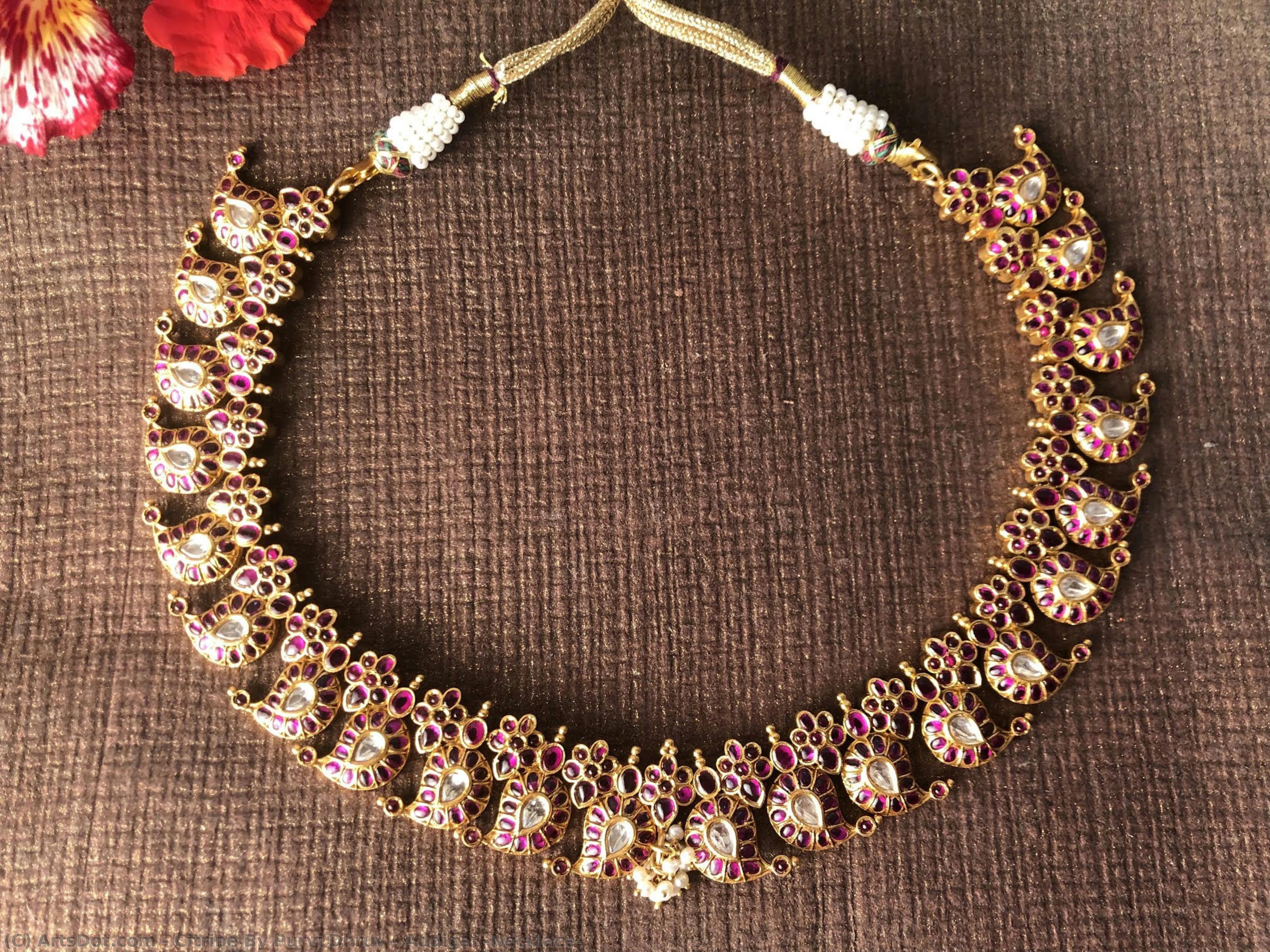 Addigai (necklace) — Citrine By Purvi Dhruv
