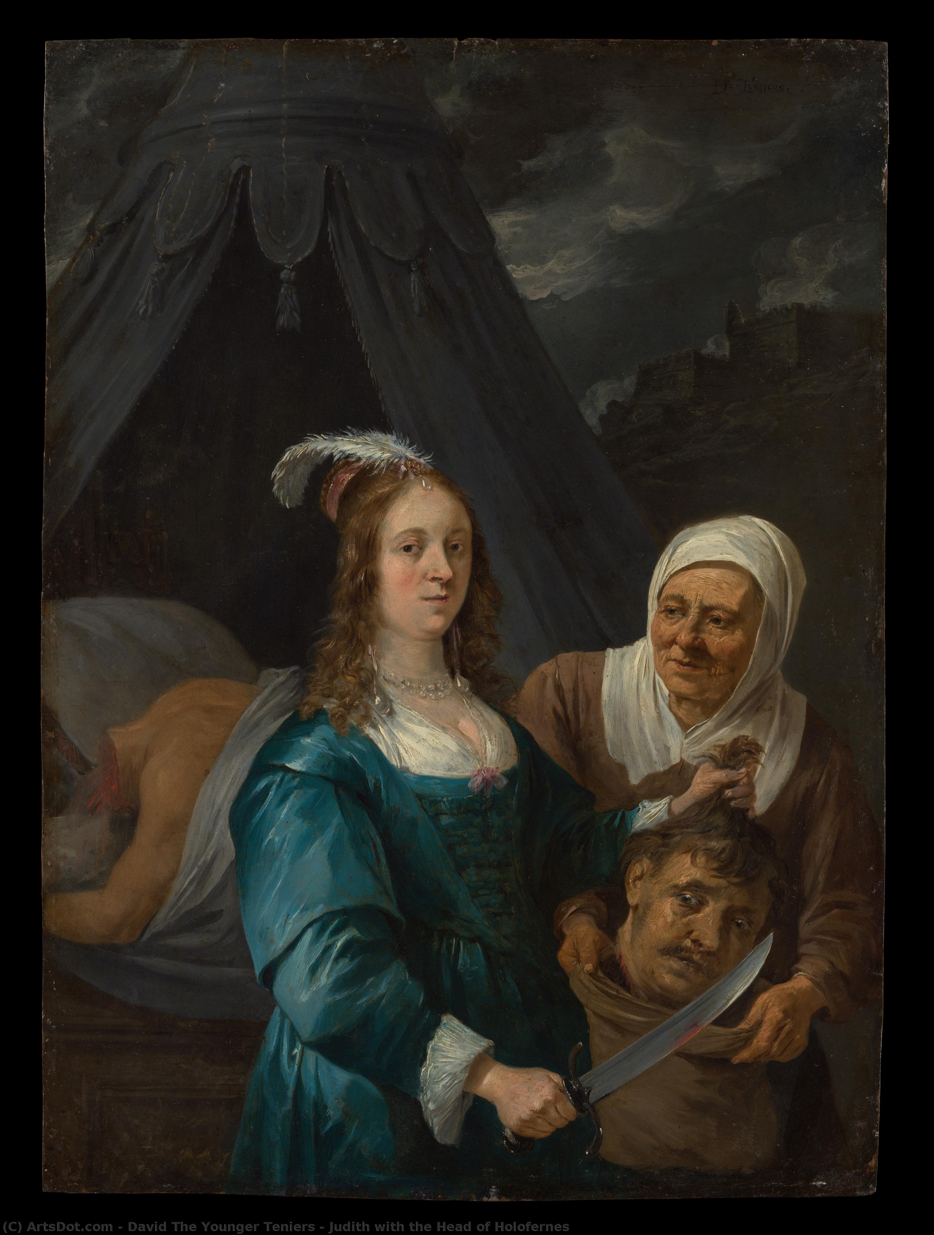 Judith With The Head Of Holofernes — David Teniers The Younger