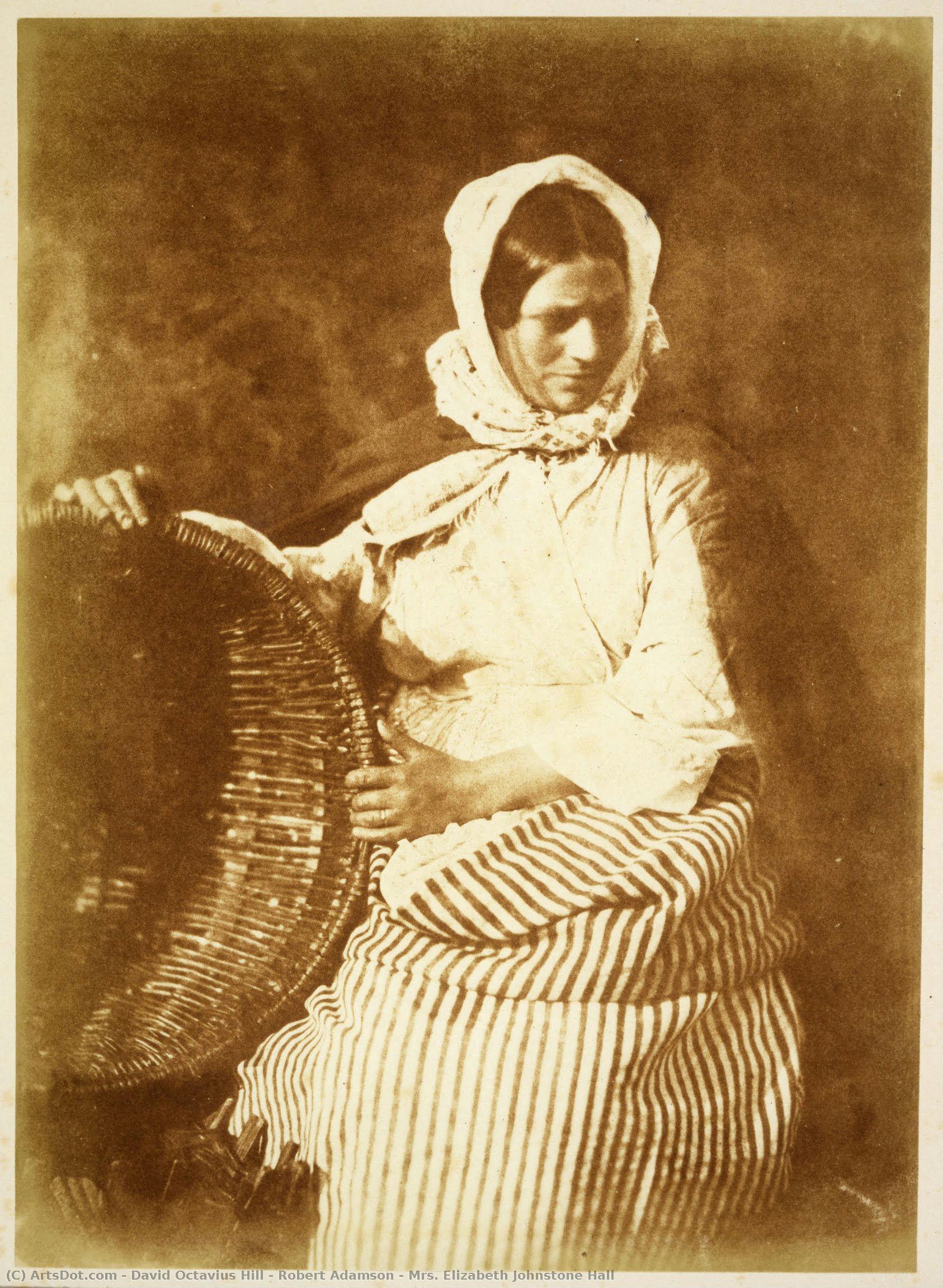 Mrs. Elizabeth Johnstone Hall — David Octavius Hill & Robert Adamson
