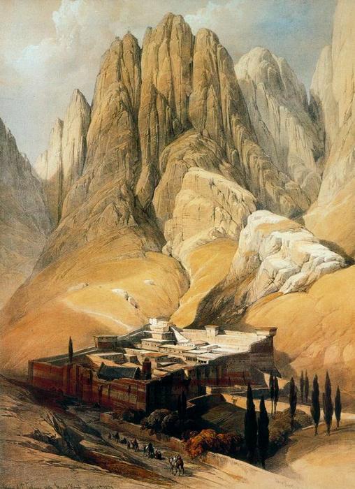 Convent Of St. Catherine With Mount Horeb 1 — David Roberts