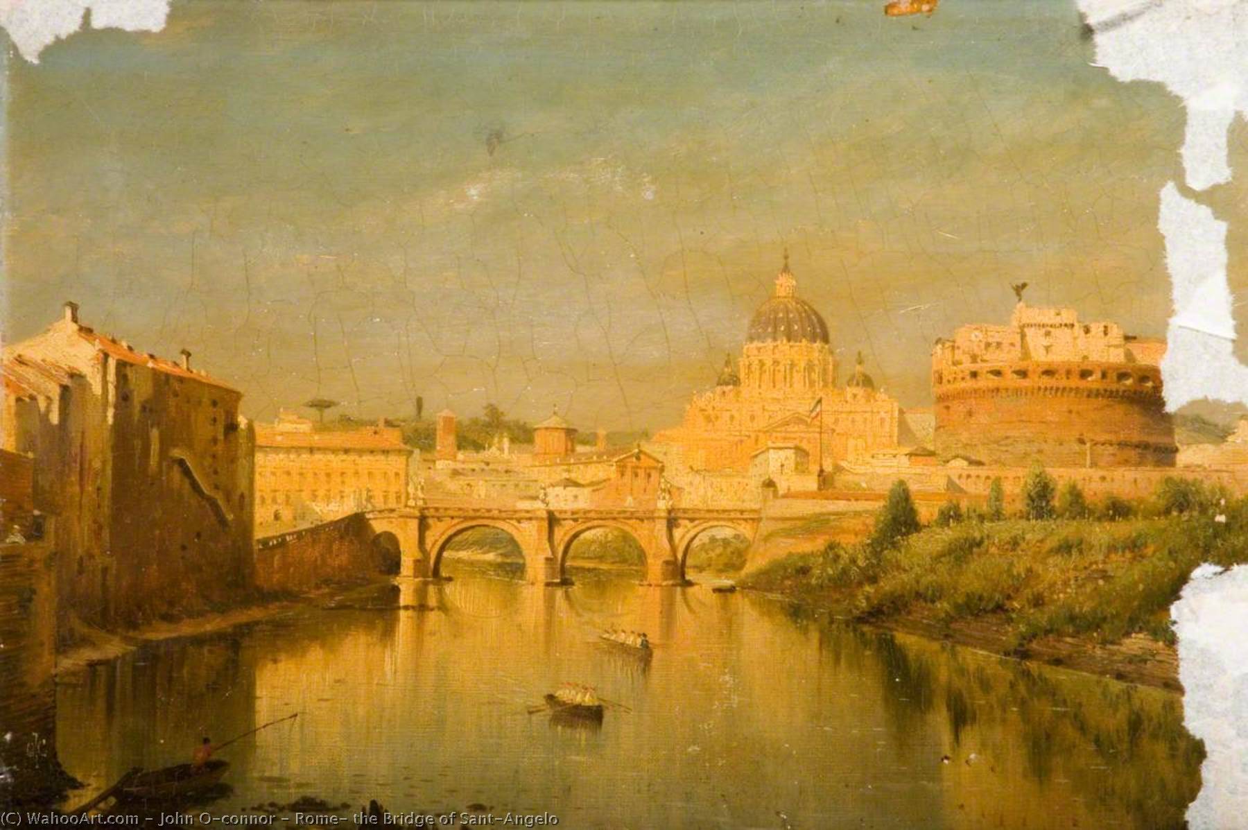 Rome, The Bridge Of Sant'angelo — John O'connor