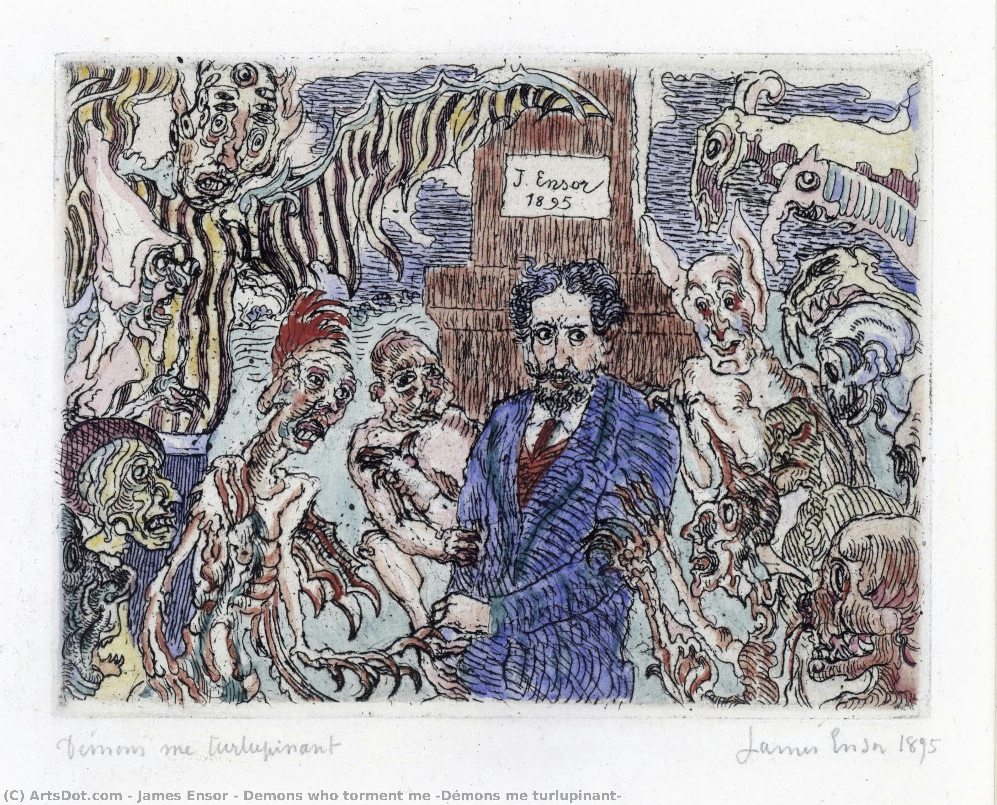 Demons Who Torment Me (démons Me Turlupinant) — James Ensor