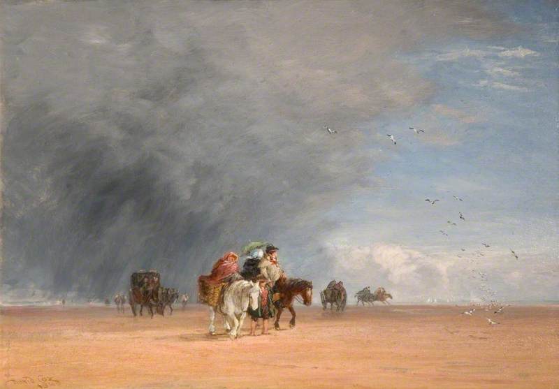 Crossing The Sands — David Cox The Elder