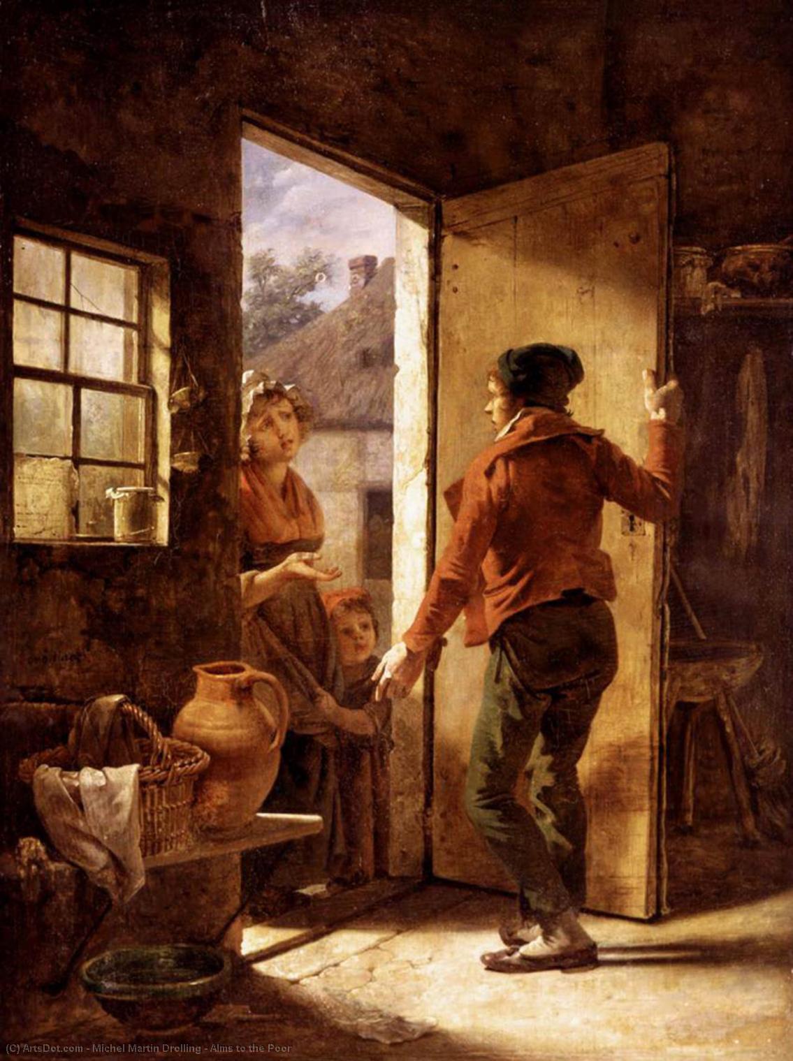 Alms To The Poor — Michel Martin Drolling