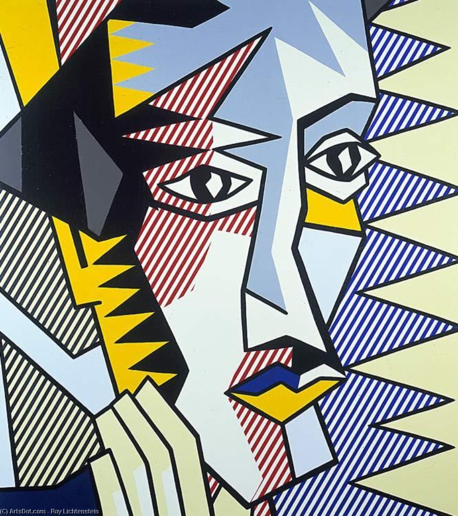 Expressionist Head 3 — Roy Lichtenstein