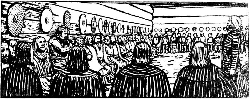 Olav Den Helliges Saga Ck — Christian Krohg
