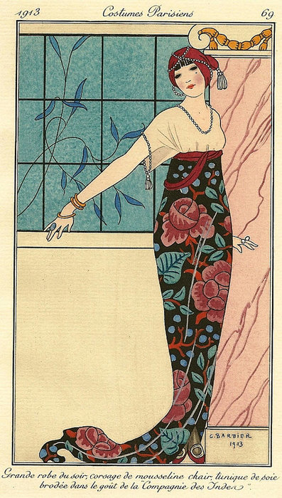 Grande Robe De Soir — Georges Barbier