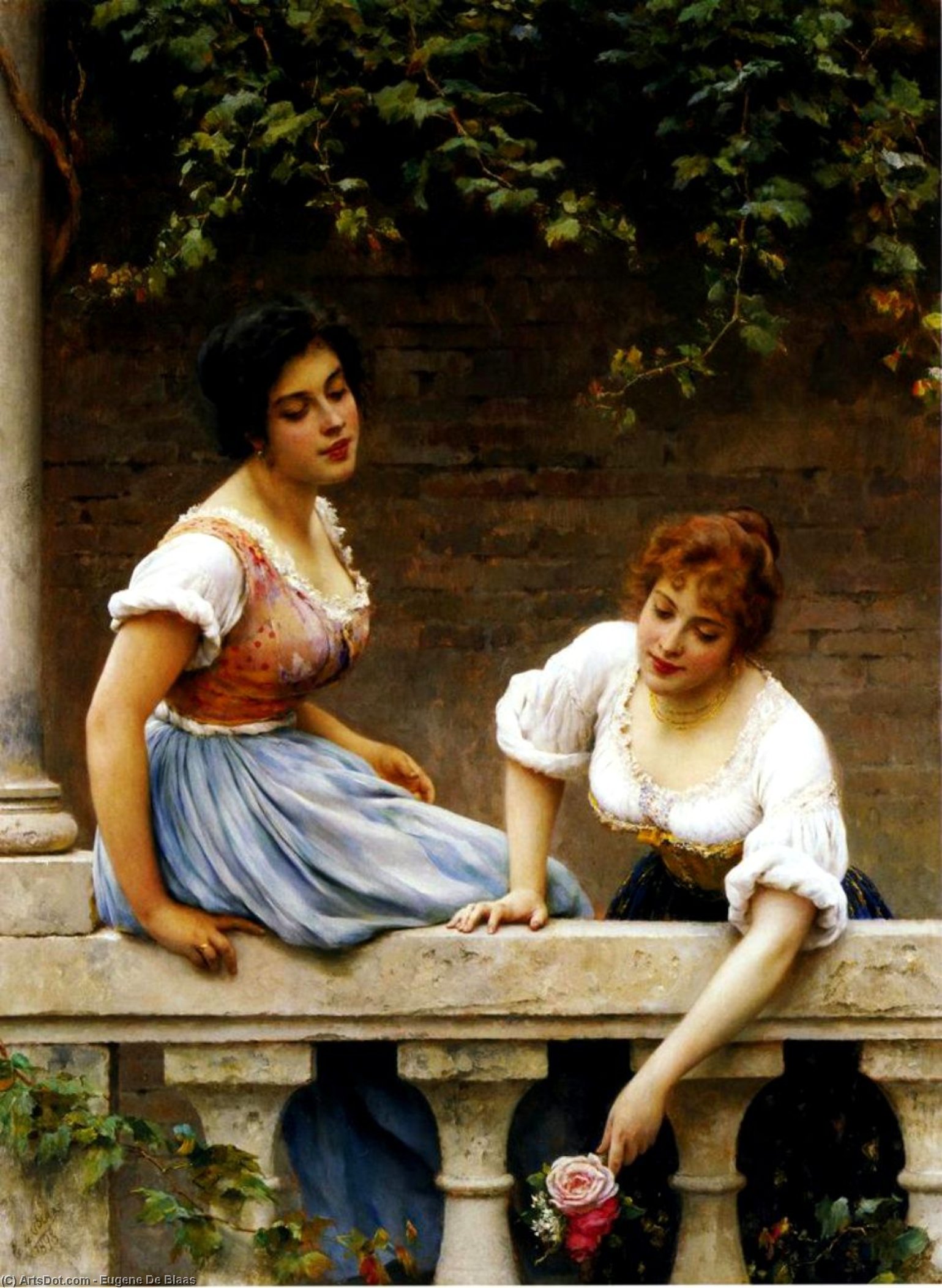 The Unseen Suitor — Eugen Von Blaas