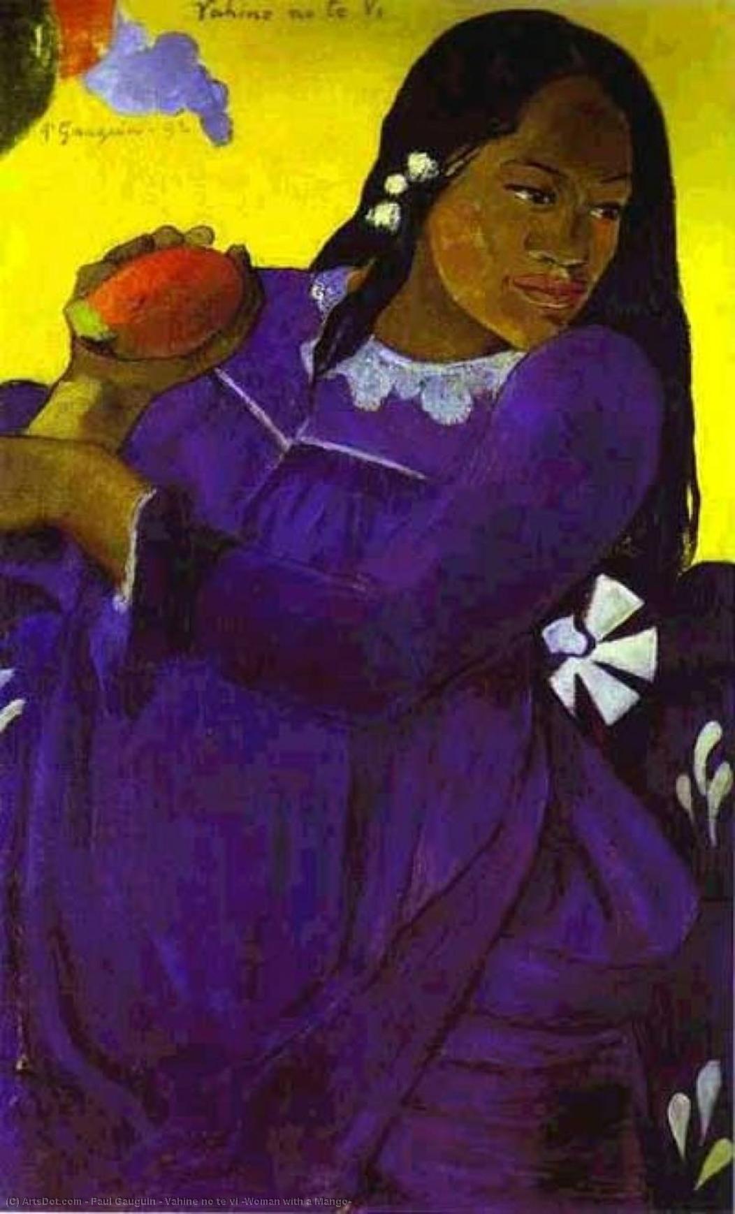 Vahine No Te Vi (woman With A Mango) — Eugène Henri Paul Gauguin