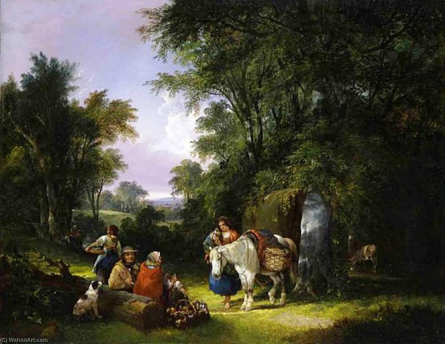 The Midday Rest — William Shayer Senior