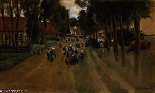 Dorfstrasse Mit Kindern In Zweeloo — Max Liebermann