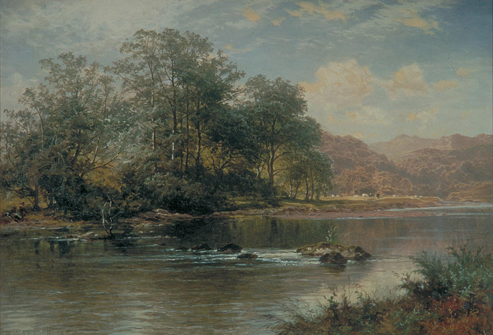 The Stream In Summertime — R.a Benjamin Williams Leader