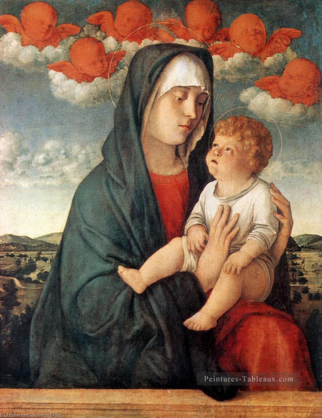 Madonna Of Red Angels — Giovanni Bellini