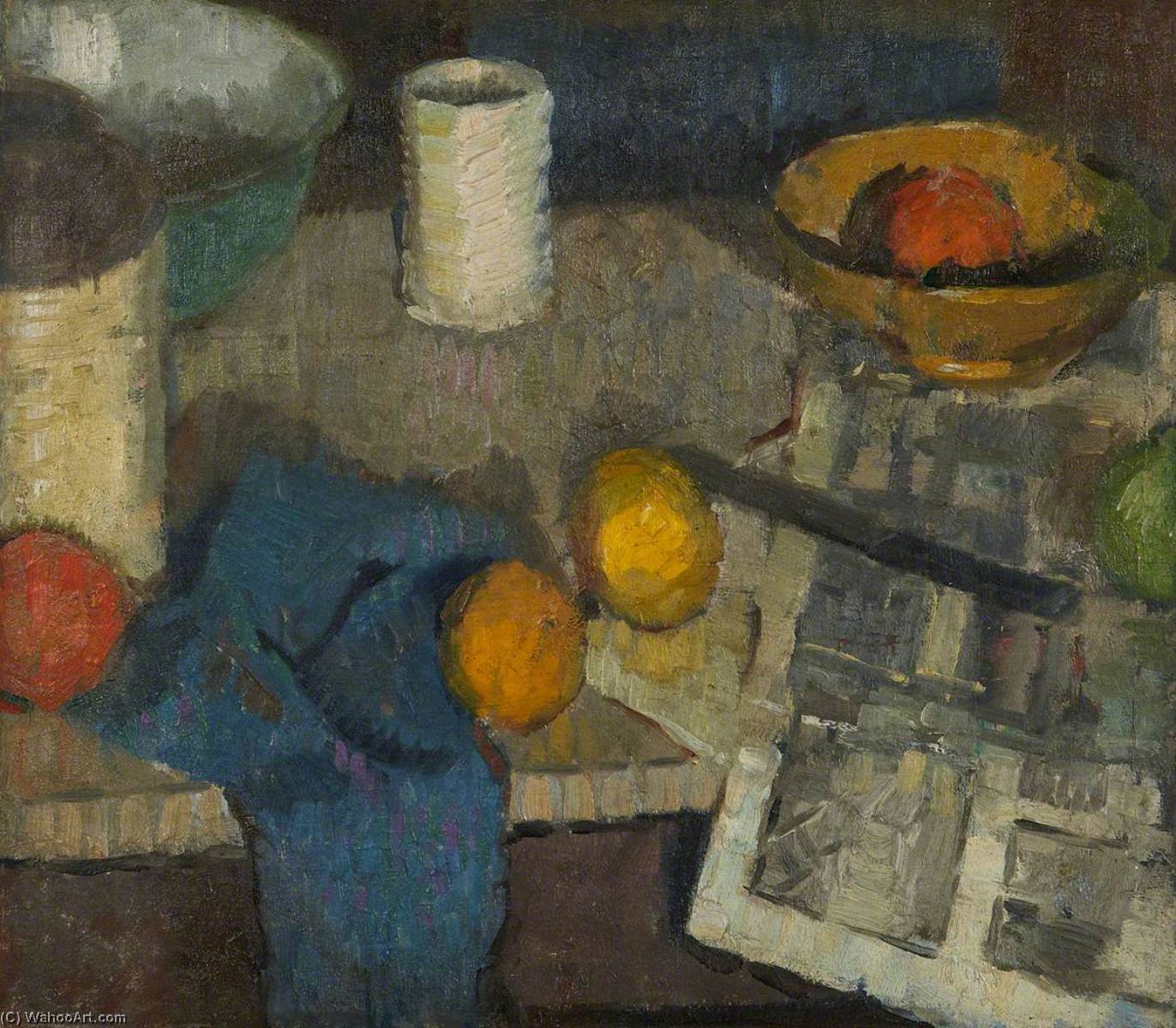 Still Life With Two Lemons — Sir William George Gillies