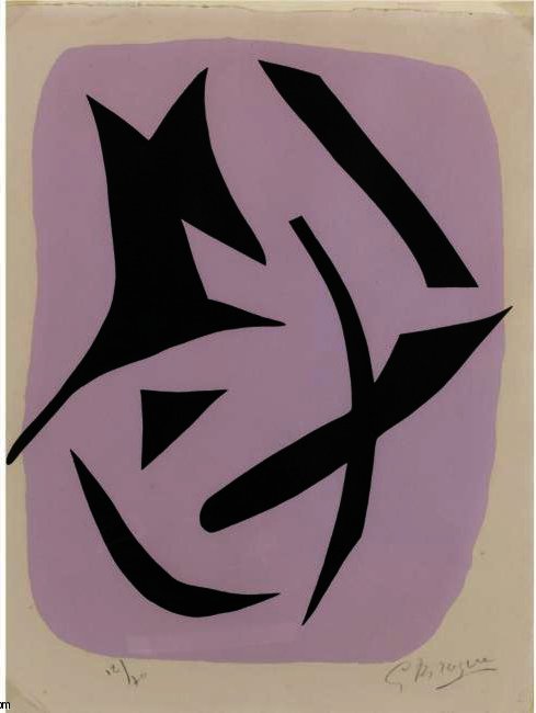 A Straight Black — Georges Braque