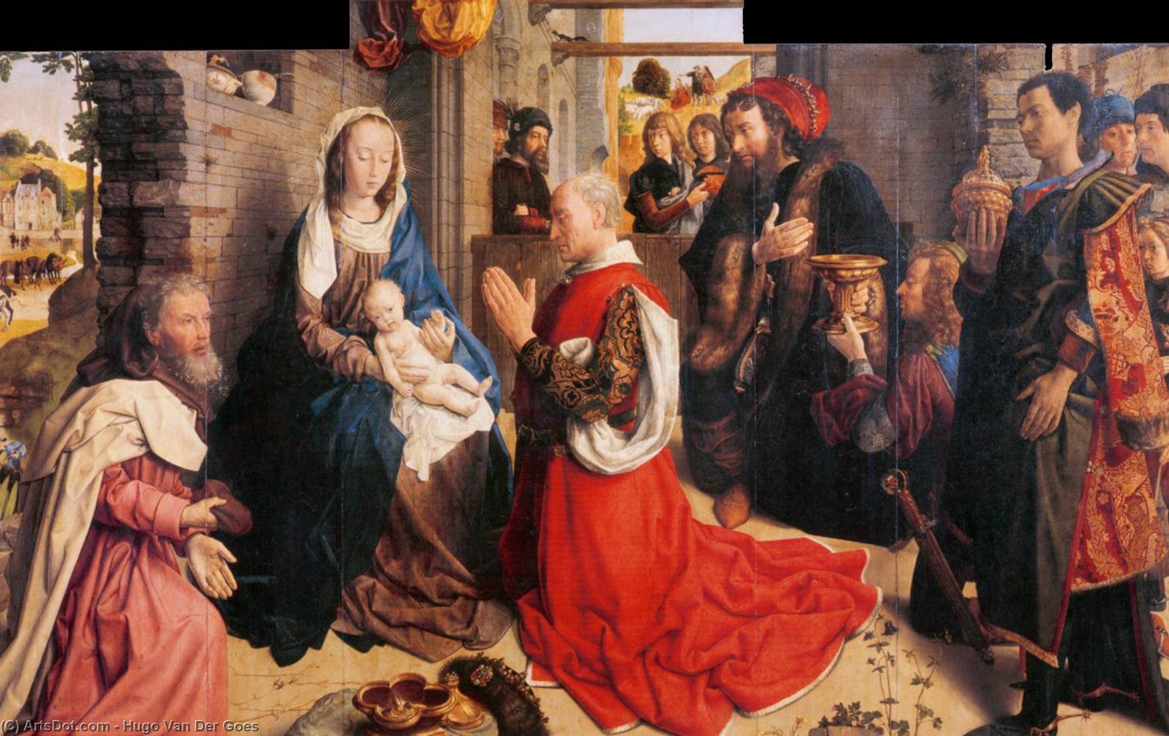 Monforte Altarpiece (12) — Hugo Van Der Goes