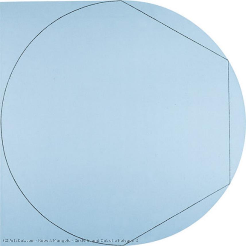 Circle In And Out Of A Polygon 2 — Robert Mangold